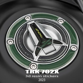 2023 Trk 702x Motosiklet Aksesuarları 3D Jel Epoksi Reçine Etiket Kiti Tankı Pad Benelli TRK 702X TRK702X 2023-