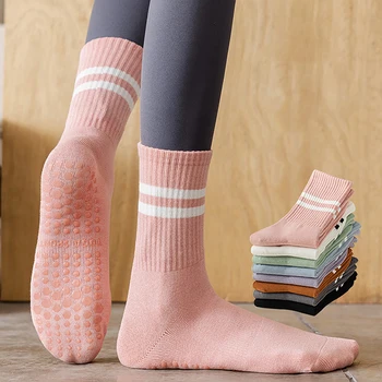 Terlik Çorap Kadınlar İçin Kaymaz Skid Çorap Sapları İle Kadınlar İçin Yoga Çorap Kaymaz Sapları Kavrama Çorap pilates çorabı